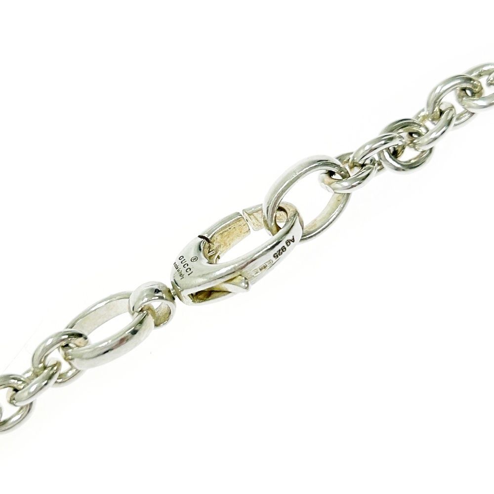 中古】【箱付き】 GUCCI グッチ シルバー インターロッキングG 中古】【箱付き】 GUCCI グッチ シルバー インターロッキングG