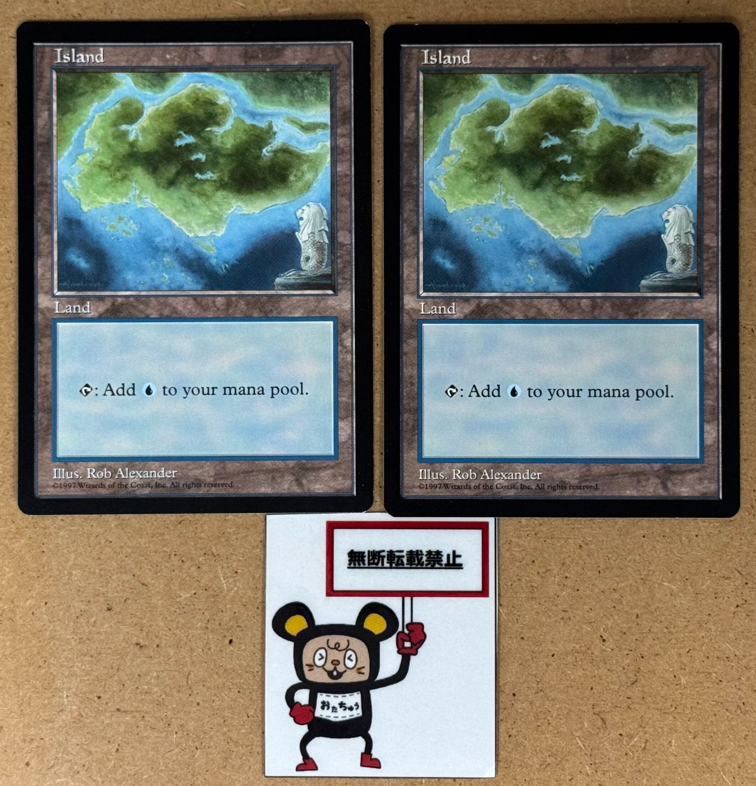 マジックザギャザリングAPAC3ランド未開封 CT40. 島 APAC3 ランド 土地 旧枠 2枚セット MTG マジック:ザ