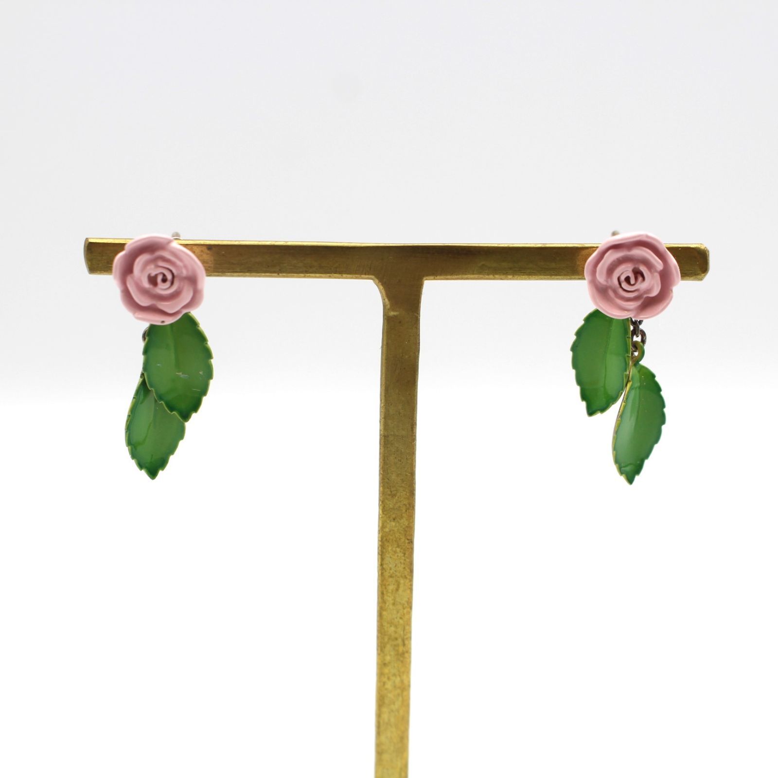 IS148)STAR JEWELRY スタージュエリー シルバー925 ピアス お花 薔薇
