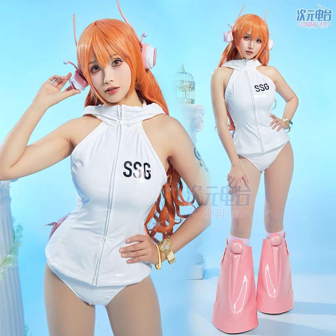 次元電台ONE PIECE ナミ エッグヘッド編 コスプレ 衣装 ウィッグ追加可 - メルカリ