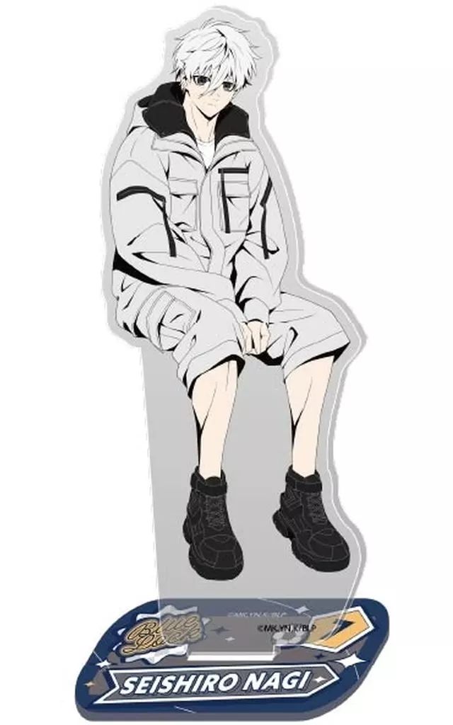 凪誠士郎 アクリルパネル TVアニメ『ブルーロック』 - 凪 誠士郎 grunge CANVAS A6