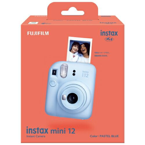 フィルム 付 富士フィルム チェキ12 instax mini 12 パステルブルー チェキカメラ12 BLUE