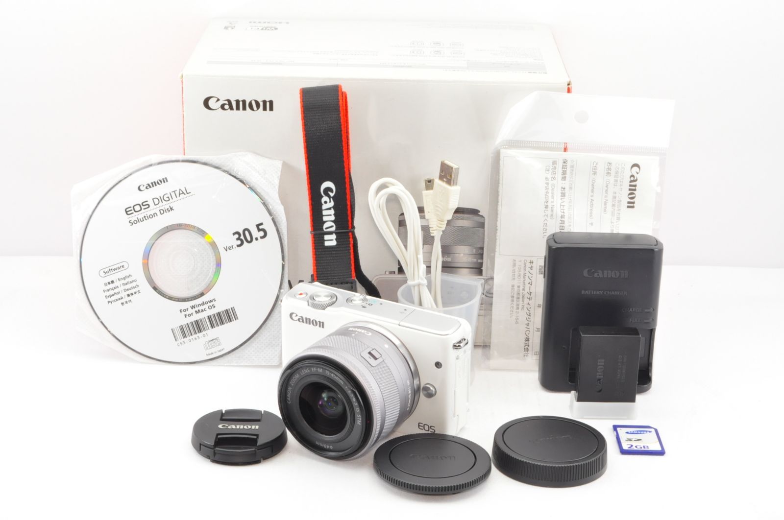 中古品)Canon ミラーレス一眼カメラ EOS M6 ダブ ...