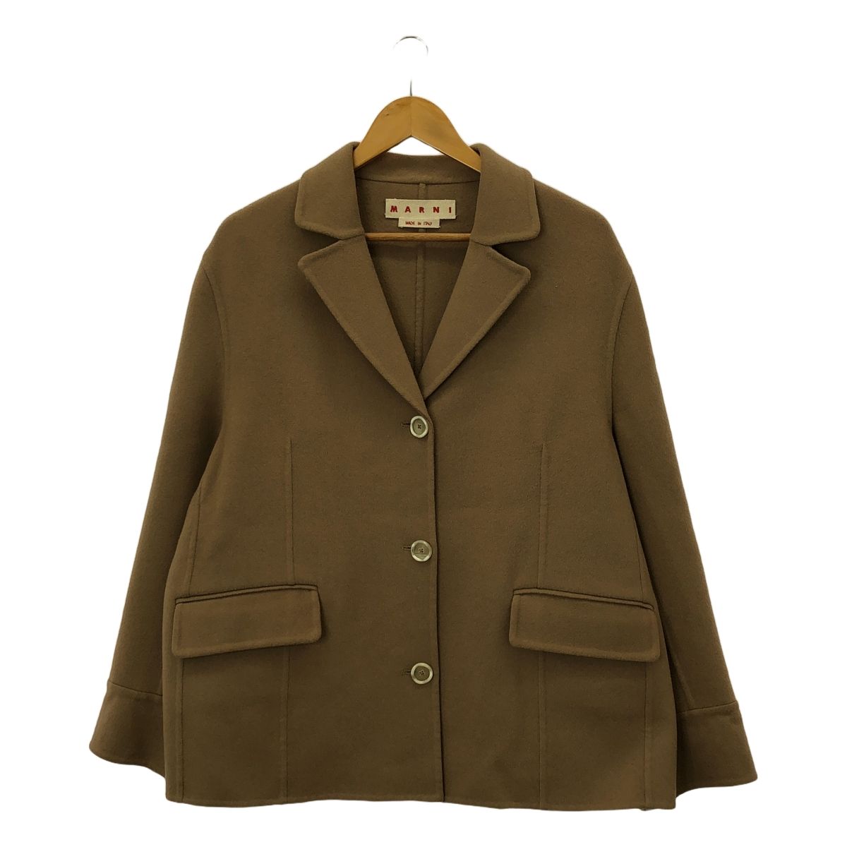 MARNI | マルニ | ウール ハーフチェスターコート | 38 | ベージュ | レディース