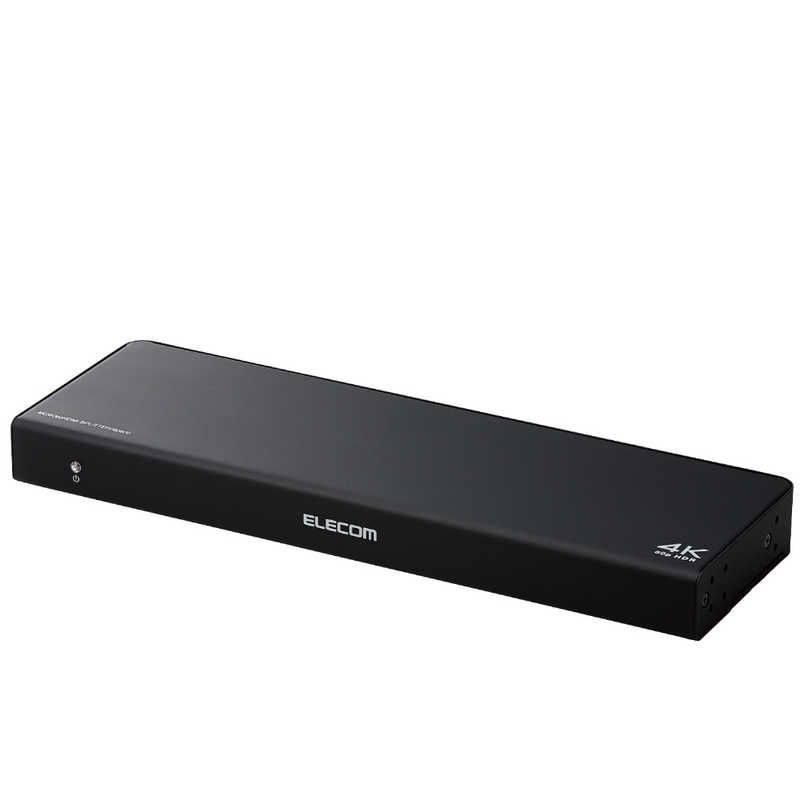 送料無料 ♥ 未開梱 エレコム ELECOM HDMI分配器 4K 60P 対応 1入力 8出力 スプリッター ブラック VSP-HDP18BK
