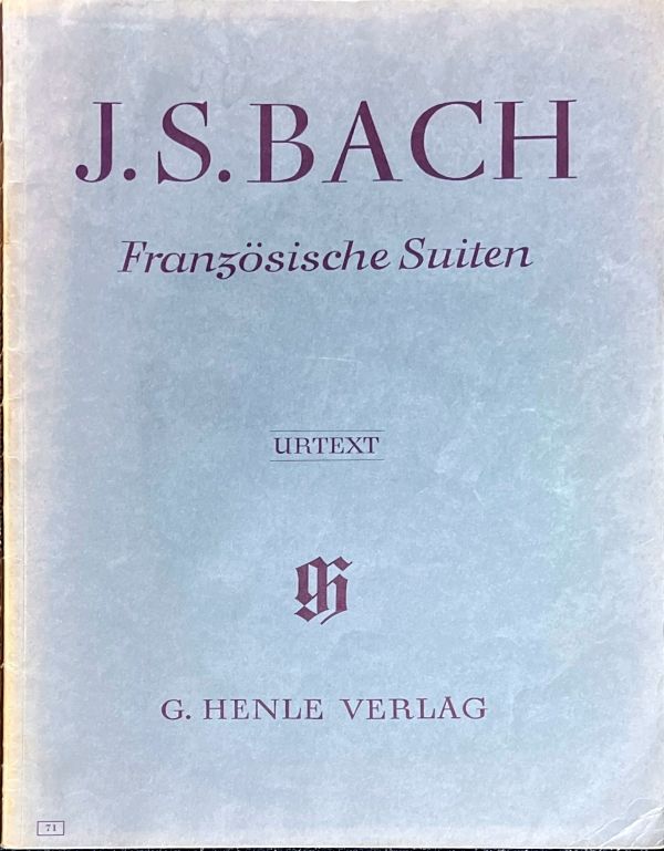 バッハ フランス組曲 (ピアノソロ)輸入楽譜 Bach Franzosische suiten 洋書/原典版/Urtext - メルカリ