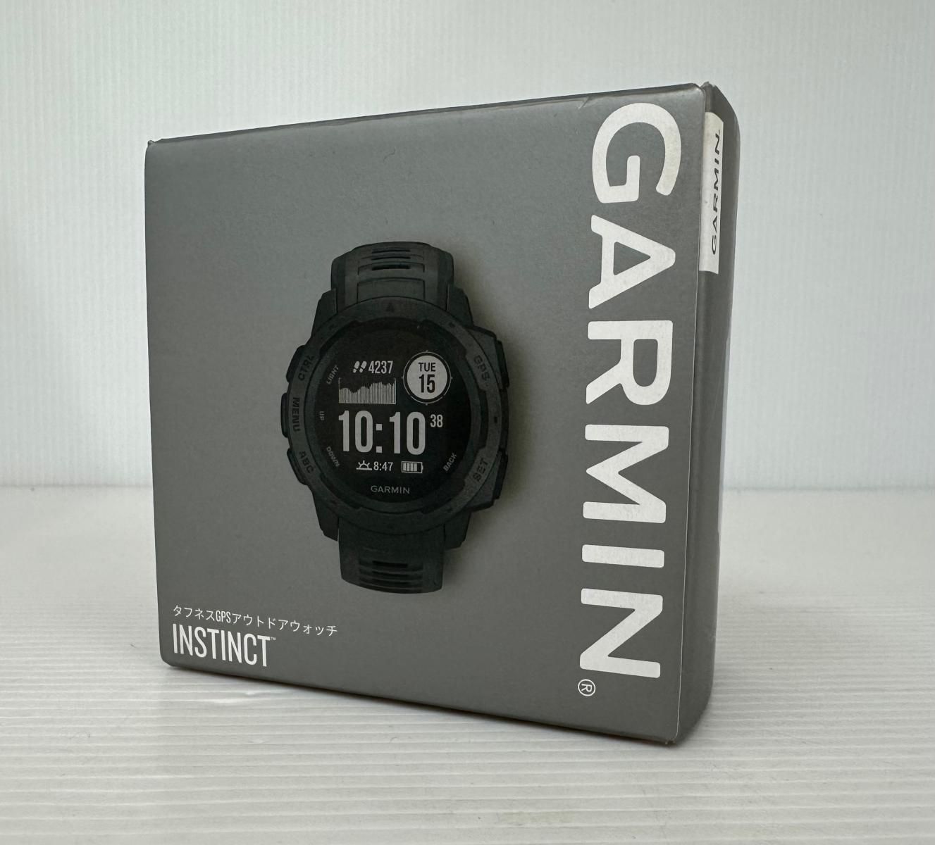 品 GARMIN ガーミン スマートウォッチ 010-02064-12 INSTINCT インスティンクト ブラック アウトドアウォッチ 2509182