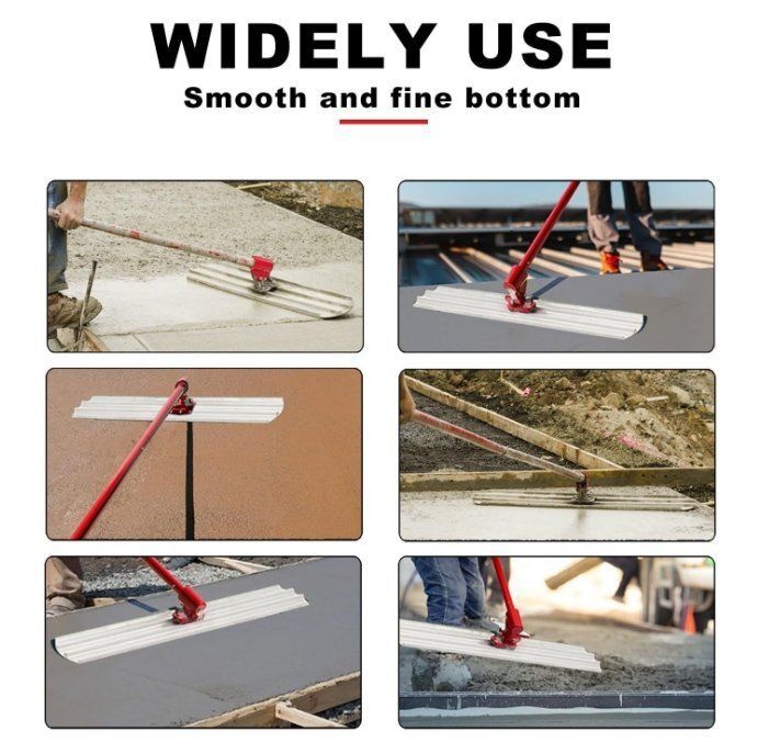  マグネシウム合金コンクリートフロート 円端コンクリートフロート 4本のインターロックレバー付きコンクリートセット ヘラ パテベラ 盛板 塗装