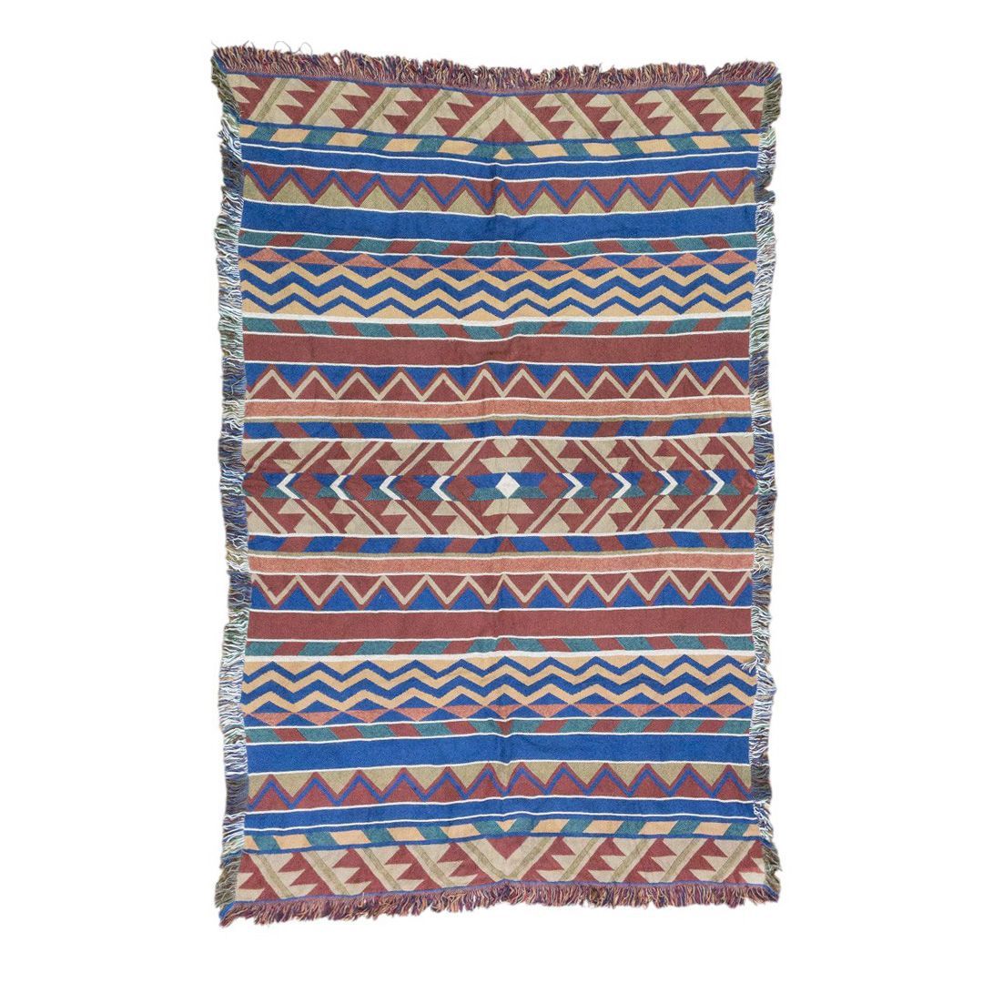 vintageラグ カーペット ネイティブ柄 ジオメトリック 940