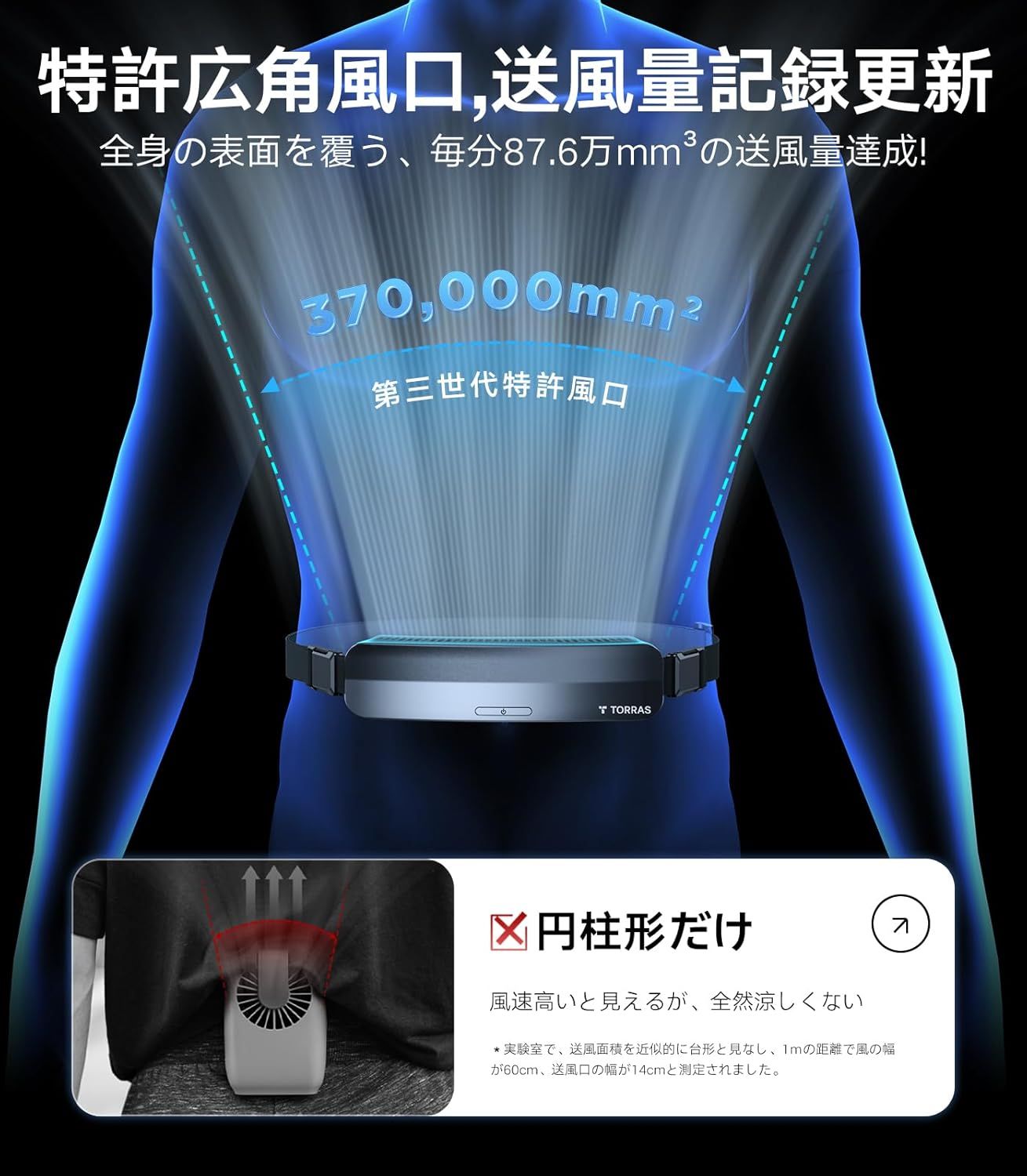 強力 携帯扇風機