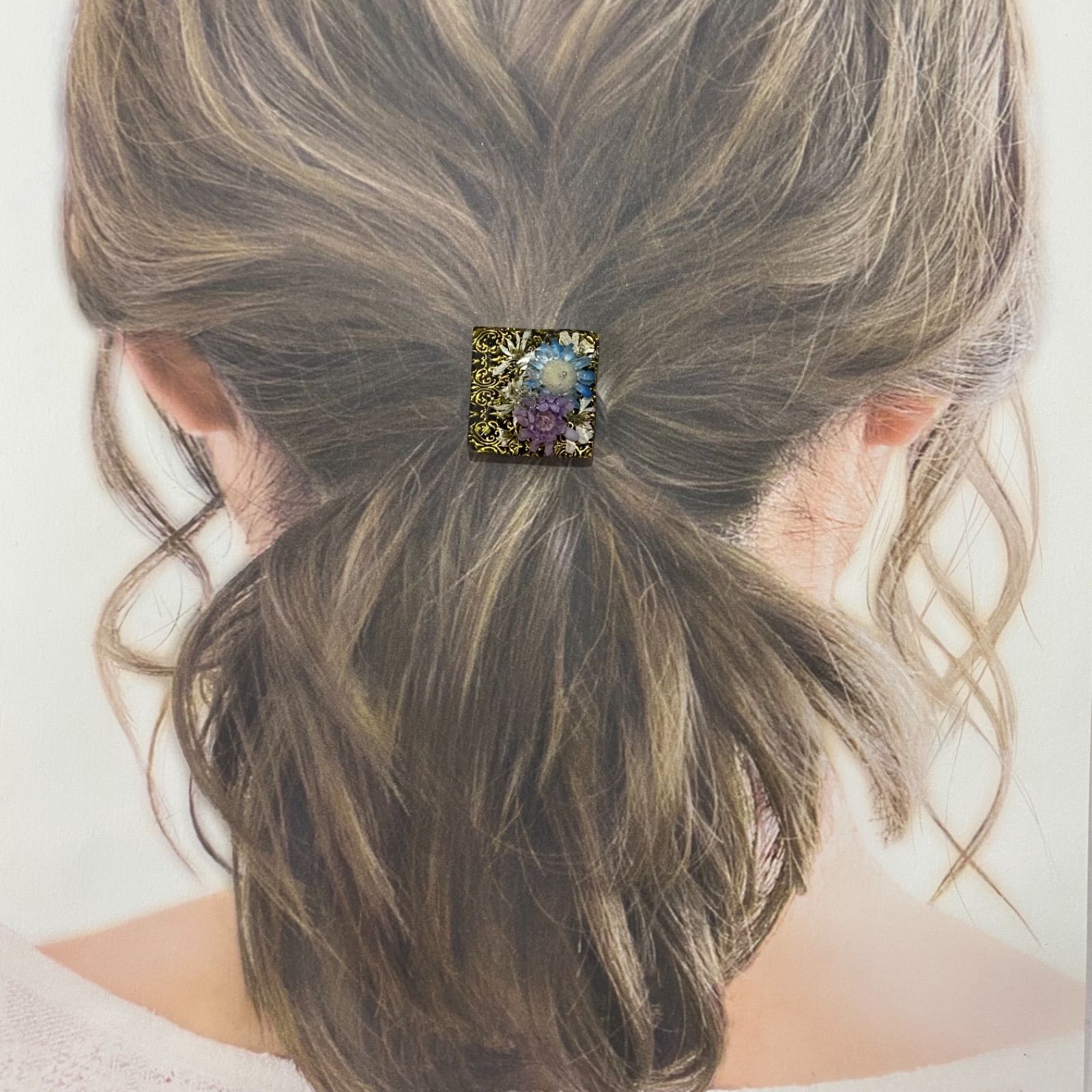 見つけた人ラッキー！ レジン レジン ハンドメイド 577 ヘアアクセサリー