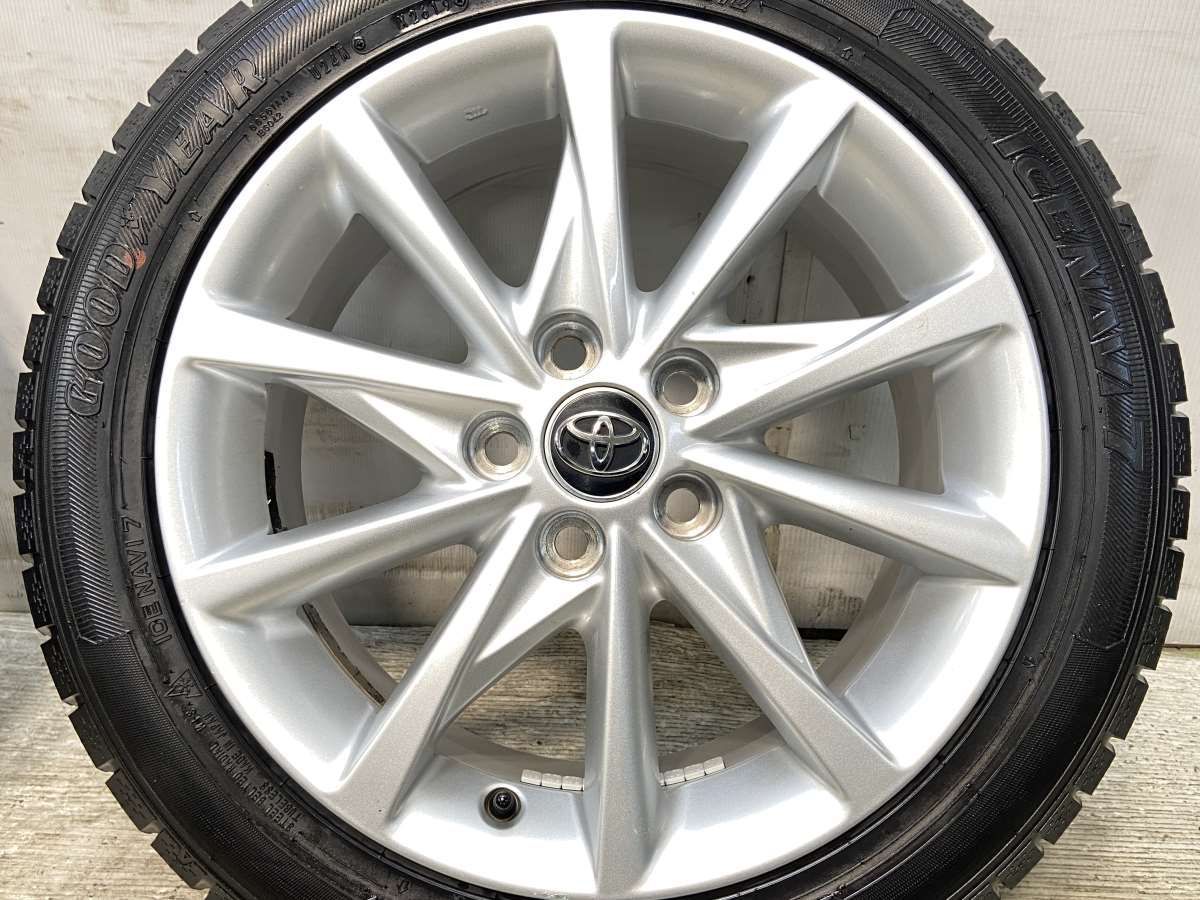 215/50R17 nグッドイヤー アイスナビ 7 nトヨタ純正 n17x7.0 45 114.3-5穴