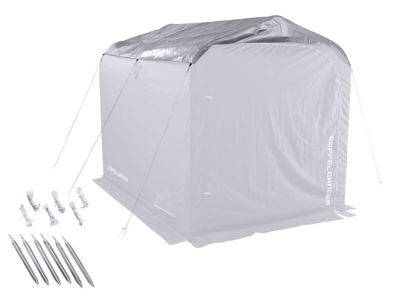 ドッペルギャンガー バイクガレージDCC 610用UV耐候ルーフ 保護カバー DCC 627-SL