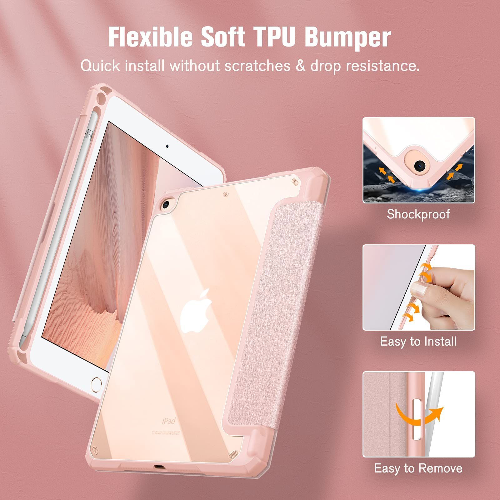 今季ブランド iPad mini4 5 7.9インチカバー ケース ピンク