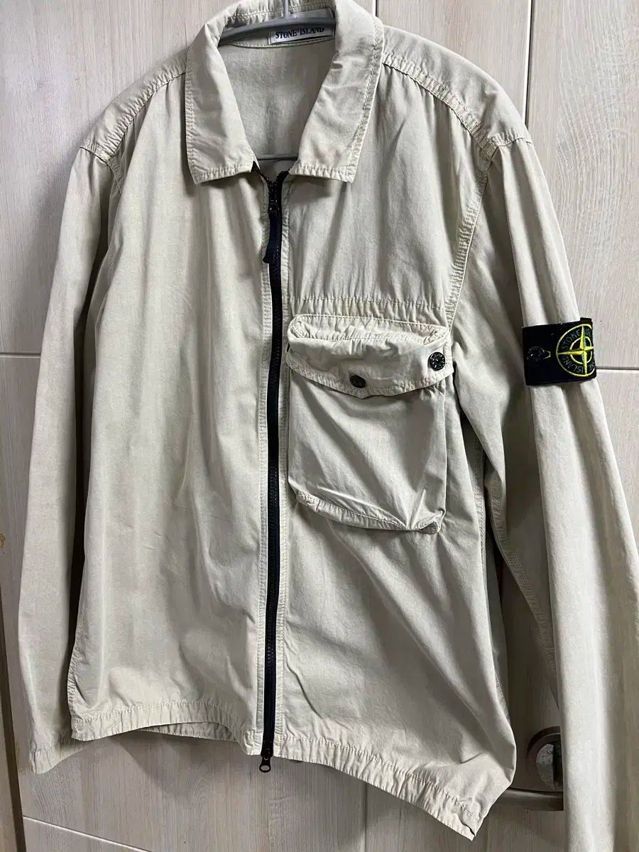 21ss STONE ISLAND(ストーンアイランド) オールド 効果 オーバーサイズシャツ L