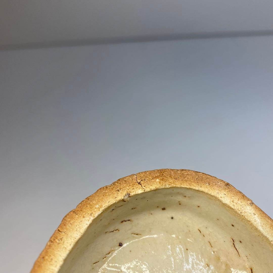 松井康成　人間国宝　合子　共箱（布付）　横幅約7㎝　東Y6-0410②タルオ 松井康成 人間国宝 合子 共箱（布付） 横幅約7㎝ 東Y6-0410②