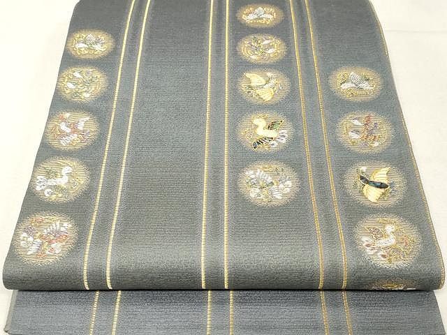 s*引様 【新品】逸品 両面丸帯 西陣とみや織物 反物 綴れ　辻橋光琳百人一首百 s*引様 【新品】逸品 両面丸帯 西陣とみや織物 反物 綴れ 辻橋