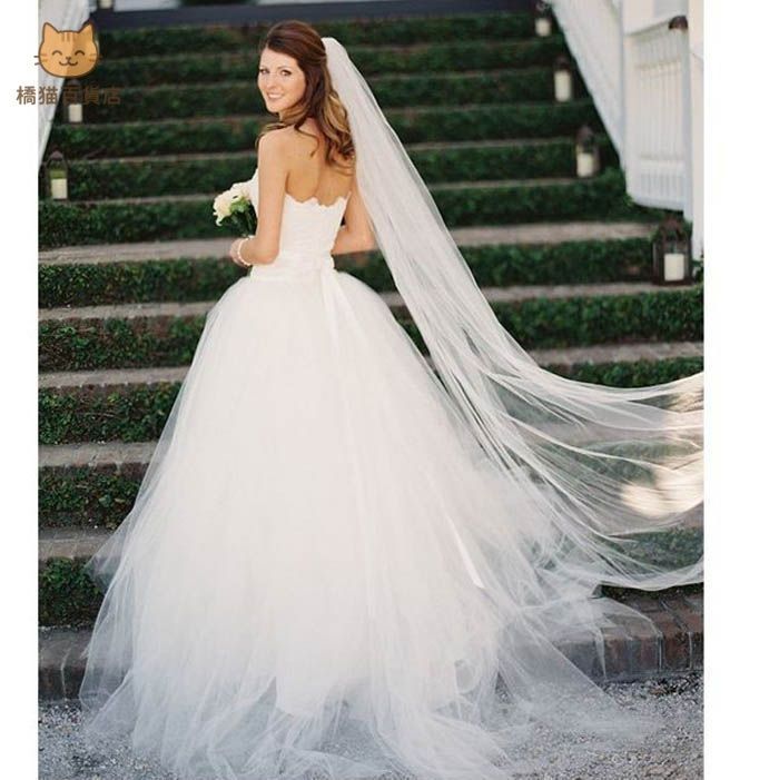 新品 未使用 ロングベール 結婚式 ウェディングベール