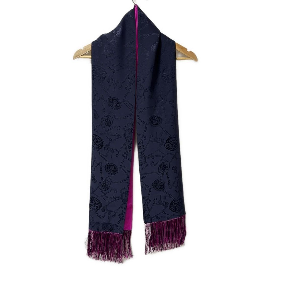 SHANGHAI TANG シャンハイタン シルクストール 鮮やかなピンクのカラー