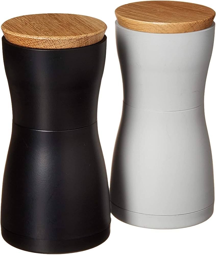 ペッパーミル AdHoc Twin Mill Salt and Pepper Grinder Set MP125US ツインソルトアンドペッパーミルギフトセット ブラック グレー