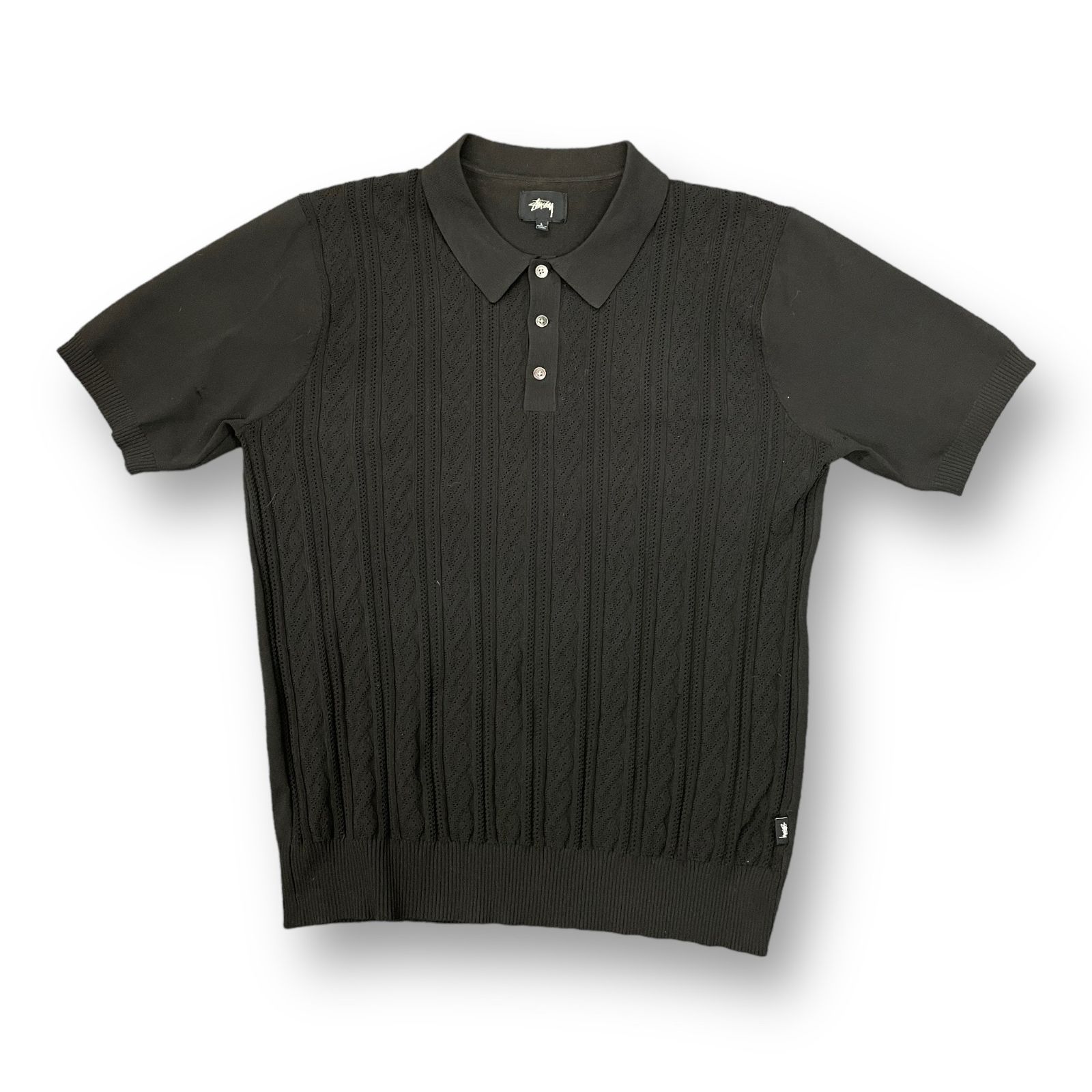 stussy cable knit polo ケーブルニットポロ - www.minik.hr