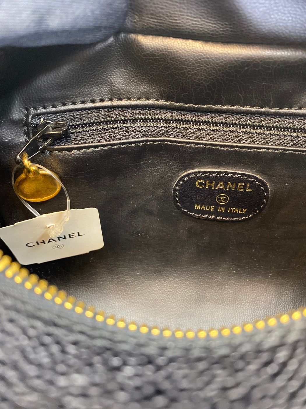 CHANEL コスメポーチ 化粧ポーチ レザー キャビアスキン 9506 CHANEL シャネル コスメポーチ 化粧ポーチ 小物入れ レザー