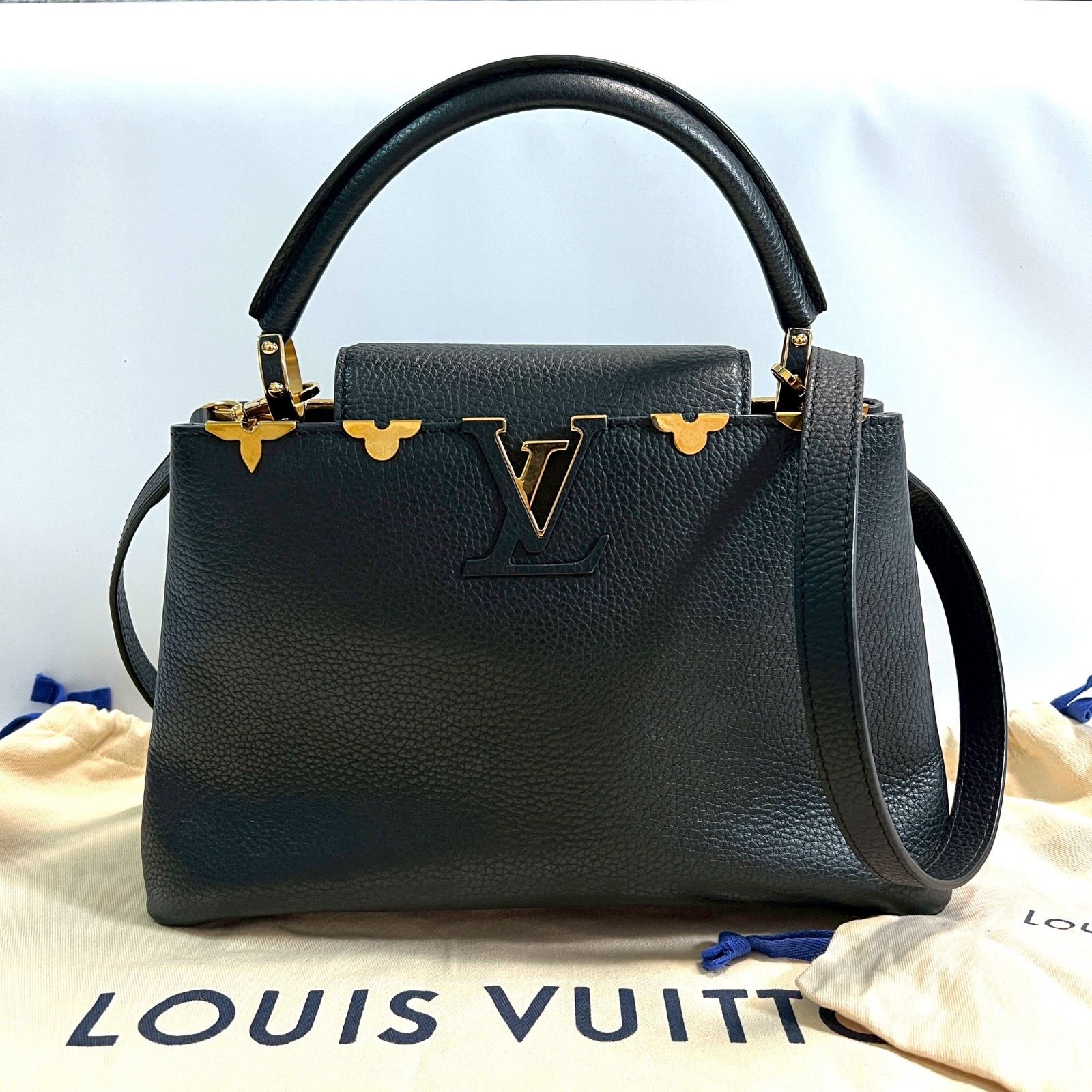 レア物 LOUIS VUITTON ルイヴィトン ハンドバッグ カプシーヌ MM 