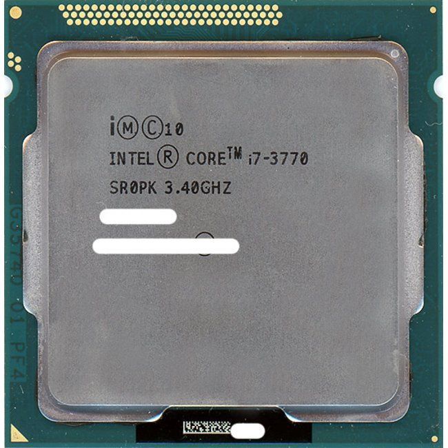 動作確認済み CPU Intel CORE i7-3770 SR0PK 3.40GHz - パソコン 部品 ...