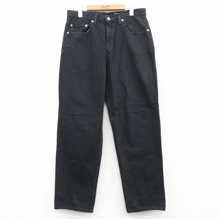 00s Levi’s550 リーバイス　ブラックデニム　ジーンズ　w34 00's Levi's 550 Black Denim Pants W34 00年代 リーバイス