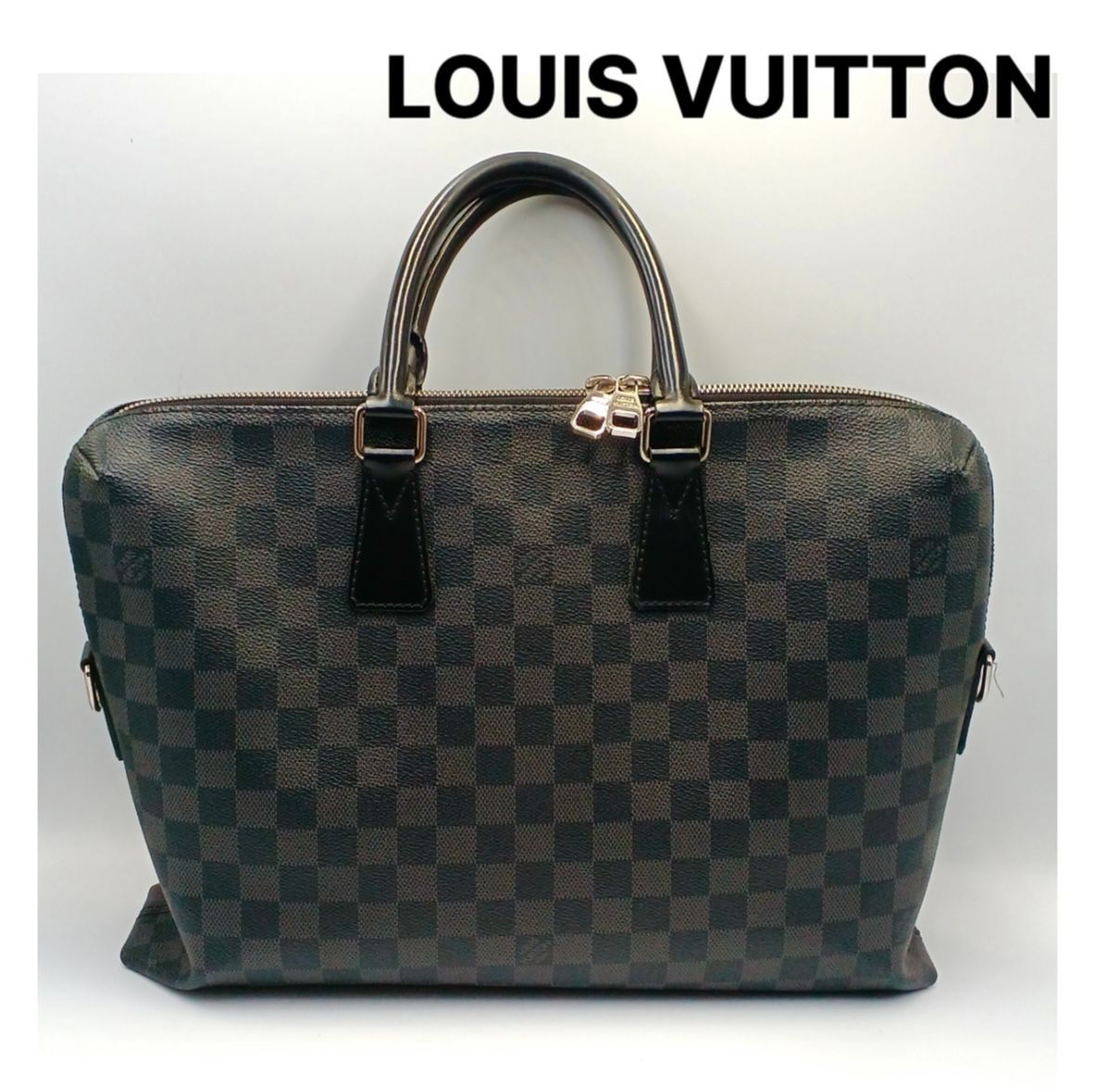 ルイ・ヴィトン ダミエ グラフィット ポルト ドキュマン ジュール N48224 ルイヴィトン ビジネスバッグ グラフィット 2way LOUIS  VUITTON - メルカリ