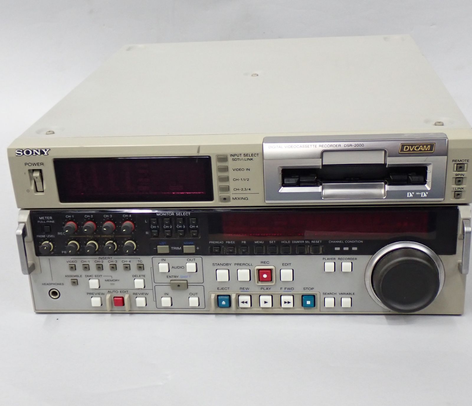 SONY ソニー DVCAMレコーダー DSR-2000 通電 済み 現状品 14742