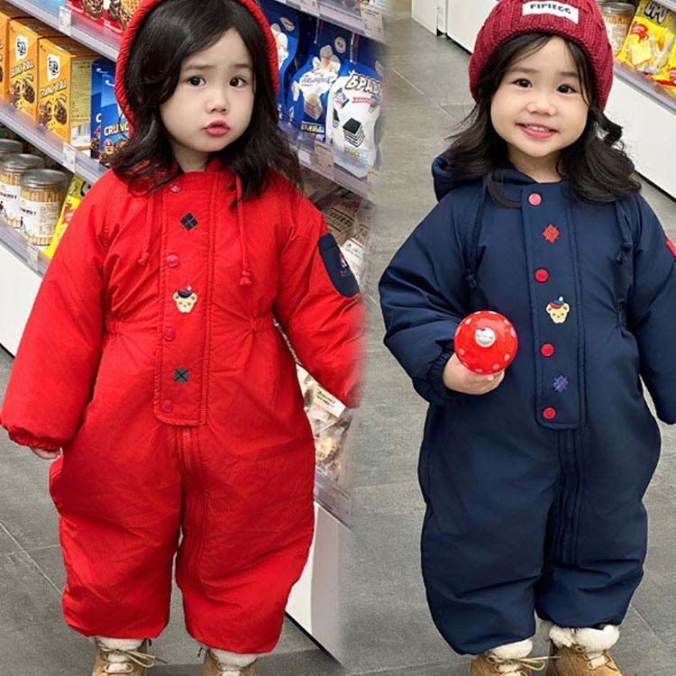 スノーウェア スキーウェア つなぎ キッズ ジャンプスーツ 子供 つなぎ