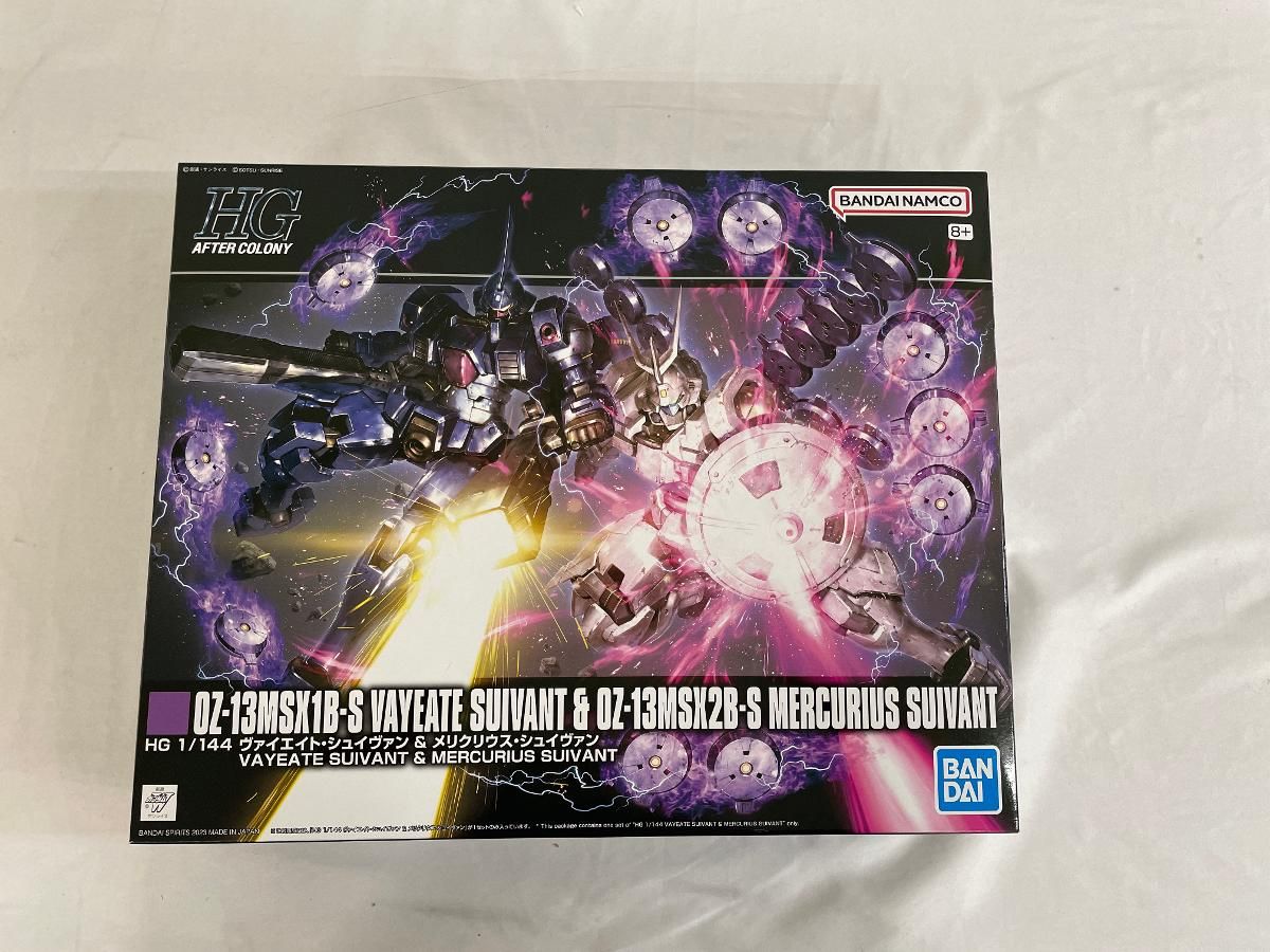 【未開封】1/144 HG OZ-13MSX1B-S ヴァイエイト・シュイヴァン ＆ OZ-13MSX2B-S メリクリウス・シュイヴァン 未開封】1/144 HG OZ-13MSX1B-S ヴァイエイト・シュイヴァン