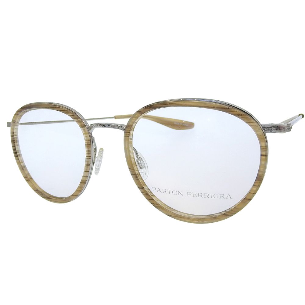 ♥ バートンペレイラ BARTON PERREIRA 2018年 CORSO マーブルアセテート メタルフレーム ボストン 眼鏡 サングラス 52□20 超 男女兼 定価62640円
