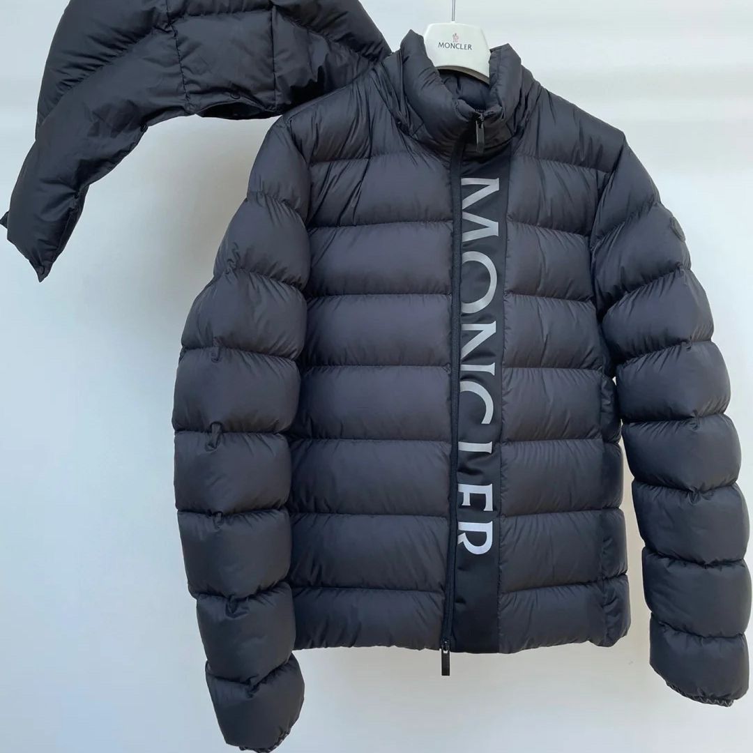 極美品✨モンクレールグルノーブル 23AW ツイード ダウンジャケット ブラック Moncler x FRGMT Chakaショートダウンジャケット