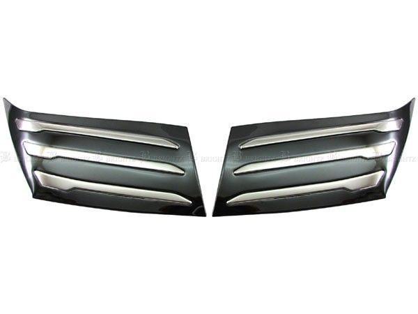 ハリアー新車外し 60 ハリアー 後期 純正 フロント グリル カバー ハリアー ZSU60W ZSU65W 前期 ステンレスフロントグリルカバー