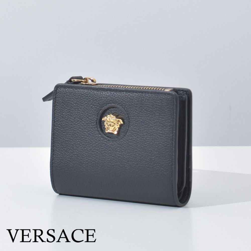 VERSACE ヴェルサーチ バロック総柄 メドゥーサ 折り財布ファッション