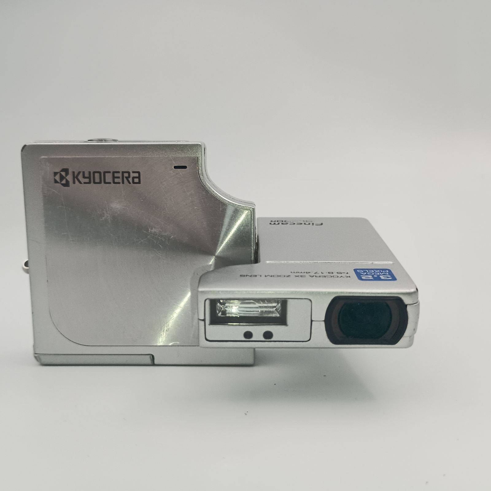 Kyocera Finecam SL300R Silver Compact Dijital Camera 京セラ