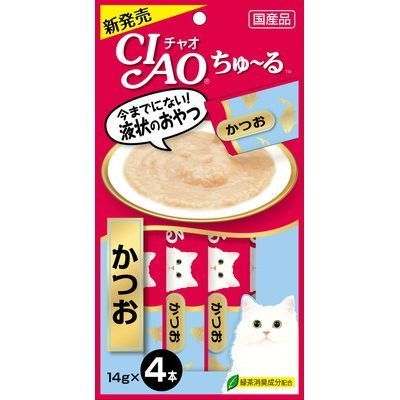 いなば CIAO ちゅーる かつお 14g×4本入り 1ケース48袋