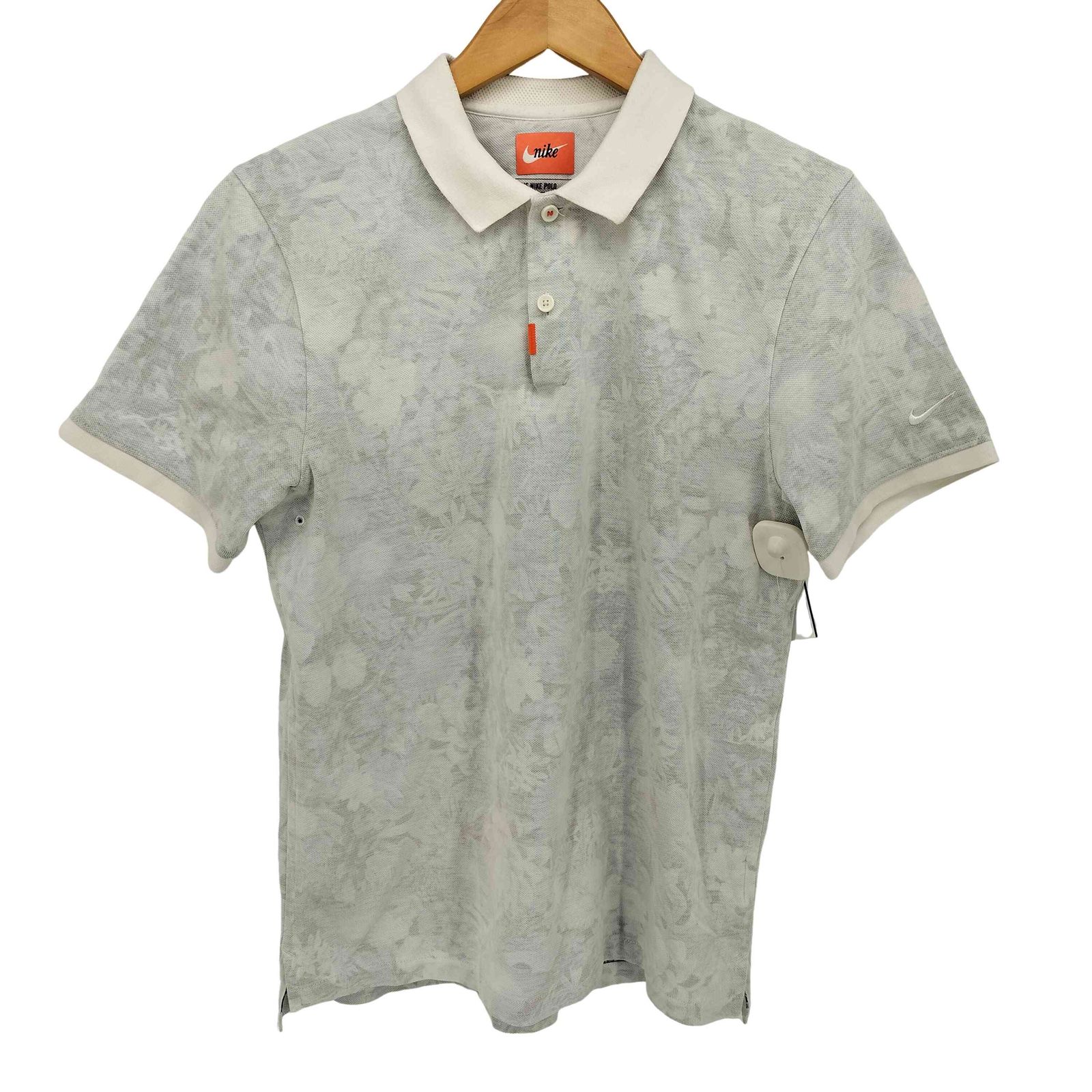 THE NIKE POLO ナイキ ポロ さりげない花柄 半袖 ポロシャツ/XL NIKE - THE NIKE POLO ナイキ ポロ さりげない花柄 半袖