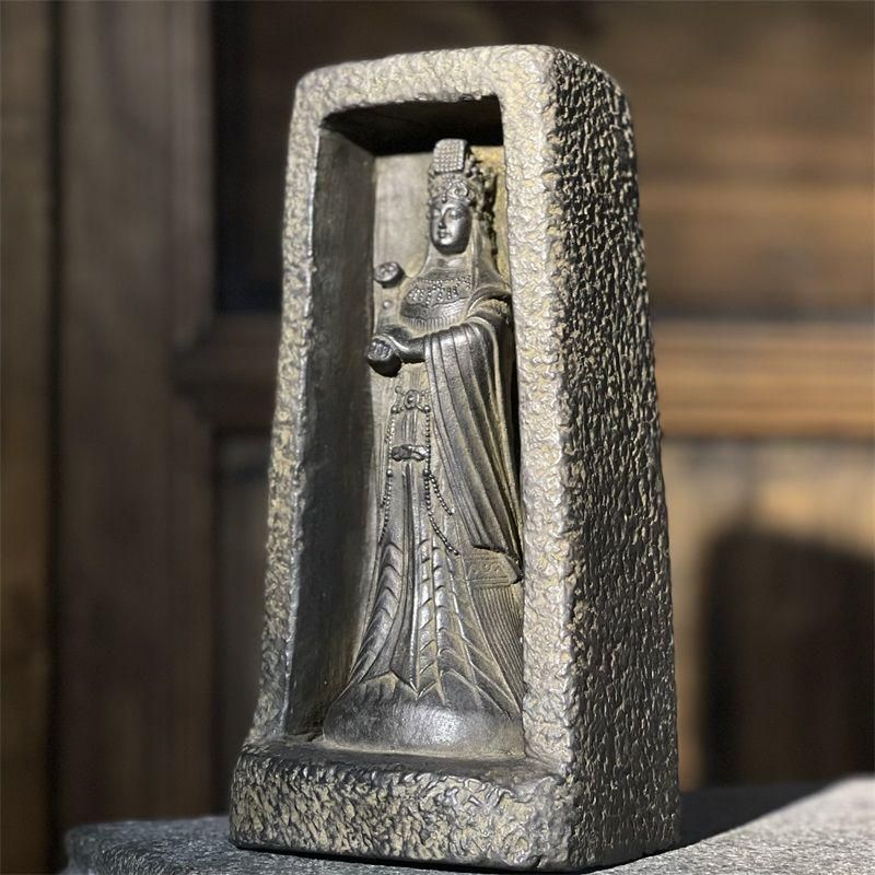 石仏 石像 媽祖 海神聖母 供養 祈福禅意 客間 玄関 卓上 装飾品 工艺品置物 石仏 石像 媽祖 海神聖母 供養 祈福禅意 客間 玄関 卓上 装飾品