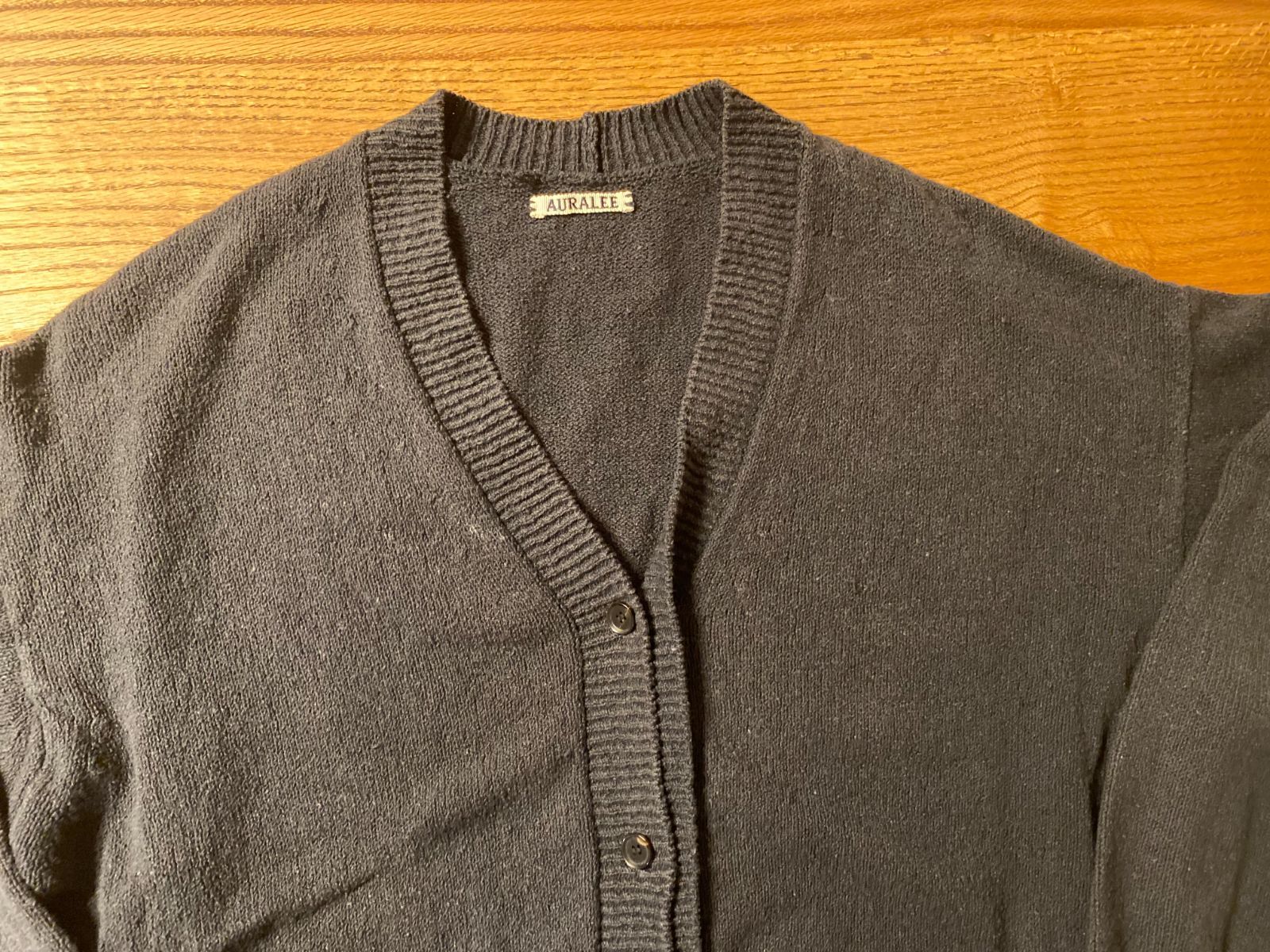 AURALEE / Corkscrew Yarn Knit Cardigan/カーディガン(薄手)/4/コットン/PNK AURALEE】CORKSCREW YARN KNIT CARDIGAN - メルカリ