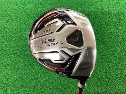 本間ゴルフ TOUR WORLD TW737 5W フェアウェイウッド FW VIZARD EX-C65 フレックスS メンズ 男性用 右利き 右用 Cランク ゴルフクラブ