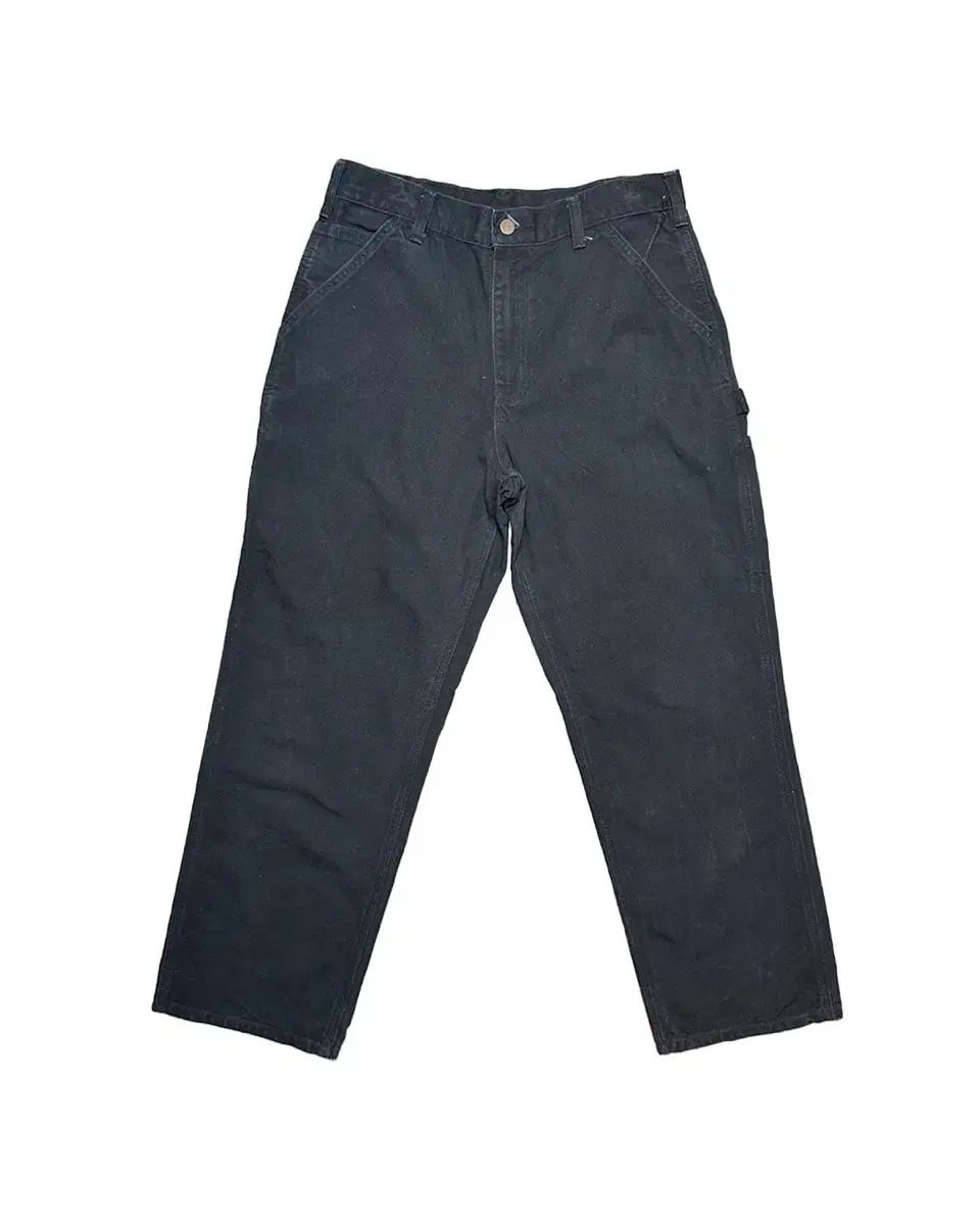 32x32 Carhartt カーハート シングルニー カーペンター ワークパンツ 黒