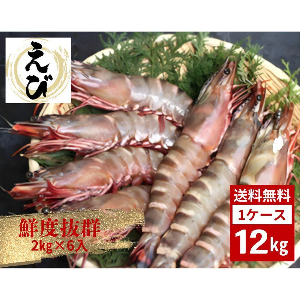えび 赤海老 L2 20 30 アルゼンチン産 12kg 2kg×6 海鮮 刺身 すし 寿司 小分け バラバラ冷凍