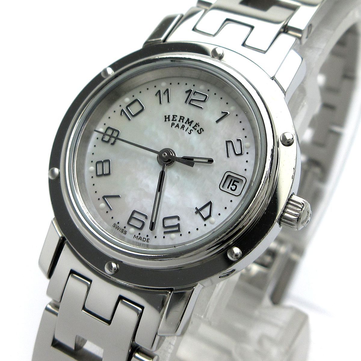 レア✨レディ ハミルトン シェル文字盤 クォーツゴールド レディース