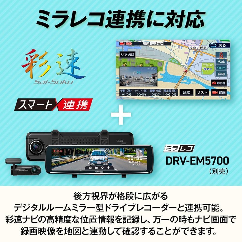 ケンウッド カーナビ 彩速 8インチ MDV-S809F - メルカリ
