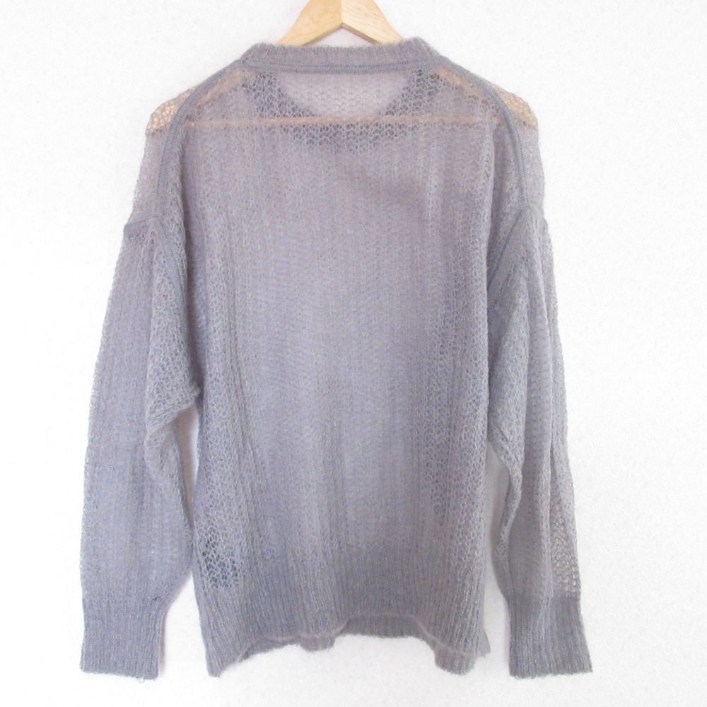 JOURNAL STANDARD - 未使用 24AW JOURNAL STANDARD ジャーナルスタンダード シアーモヘアMIXプルオーバー ニット セーター 24080400356030 F グレー レディース 古着 中古 USED 未使用 24AW JOURNAL STANDARD ジャーナルスタンダード