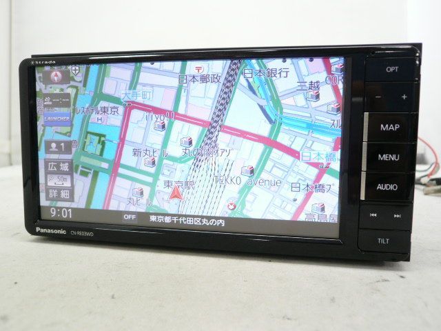 2025年地図ストラーダ SDナビ CN-RS02WD BT/DVD/地デジ対応 30日保証 地図2024年 パナソニック メモリーナビ CN-RS02WD CD