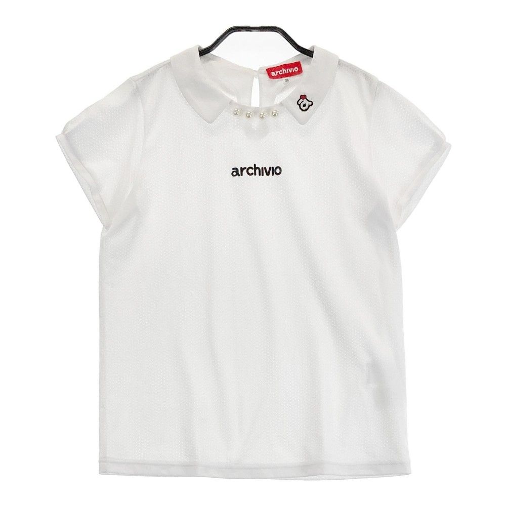 サイズ：38 ARCHIVIO アルチビオ A159504 襟付 半袖Tシャツ